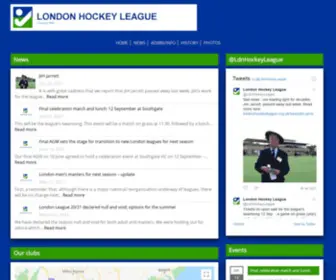 Londonhockeyleague.org.uk(WordPress) Screenshot