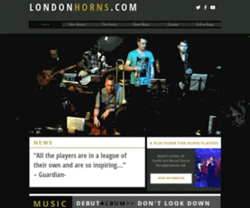 Londonhorns.com(Home) Screenshot