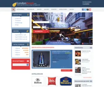 Londonhotell.com(Bäst hotell till bäst pris i London) Screenshot