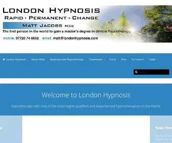 Londonhypnosis.com(Hypnotherapy in London) Screenshot