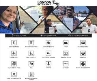 Londonintensivedriving.com(1 Week Driving Crash Course London) Screenshot