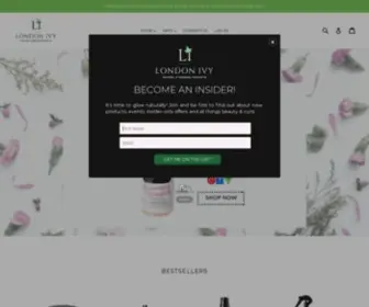 Londonivyproducts.com(London Ivy Natural and Organic Products) Screenshot