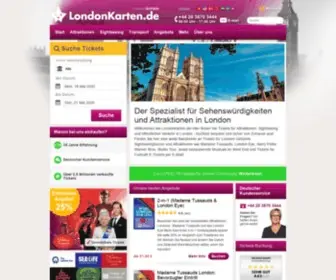 Londonkarten.de(Sehenswürdigkeiten) Screenshot