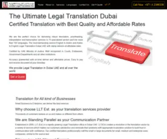 Londonlegaltranslation.ae(Legal Translation Dubai UAE) Screenshot