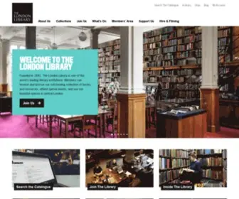 Londonlibrary.co.uk(London Library) Screenshot