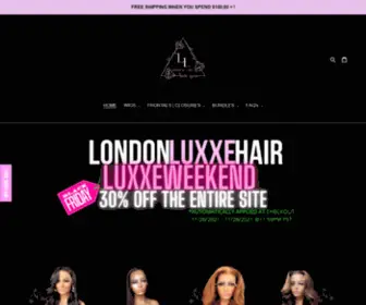 Londonluxxe.com(Luxury Hair Extensions) Screenshot