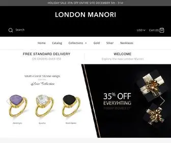 Londonmanori.com(Designer Jewelry) Screenshot