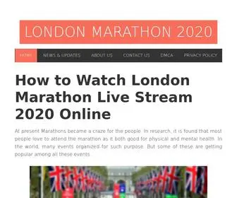 Londonmarathonupdate.com(How to Watch London Marathon Live Stream 2020 Online) Screenshot