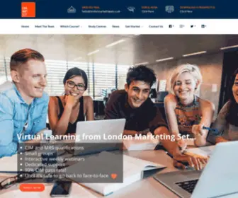 Londonmarketingset.co.uk(CIM Marketing Courses) Screenshot