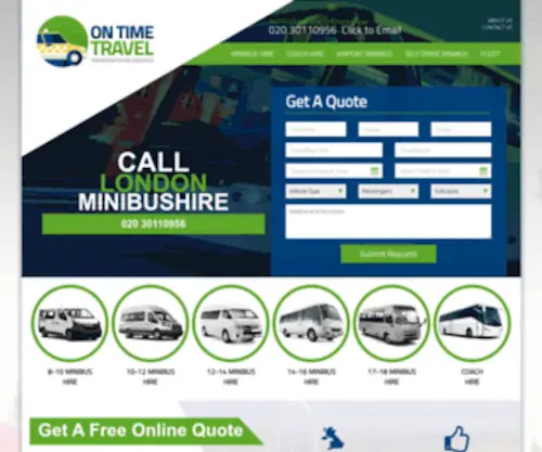 Londonminibushire.com(London Minibus Hire) Screenshot