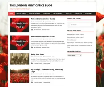 Londonmintofficeblog.com(COINS THAT BRING HISTORY TO LIFE) Screenshot