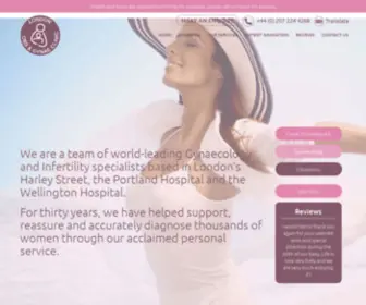 Londonobsgyn.co.uk(Private Gynaecology Clinic) Screenshot