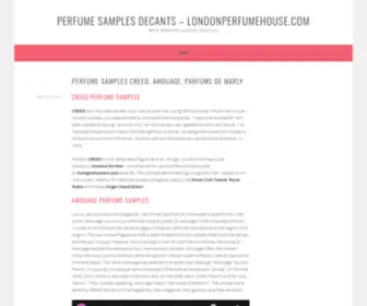 Londonperfumehouse.com(Wholesale Branded Perfumes & Colognes from London) Screenshot