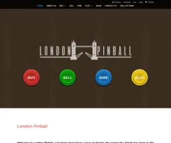 Londonpinball.co.uk(London Pinball) Screenshot