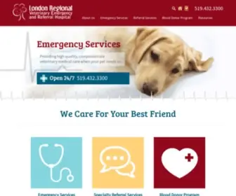 Londonregionalvet.com(24/7 Emergency Services) Screenshot