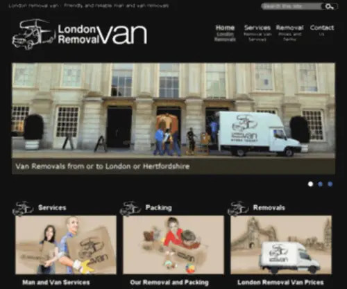 Londonremovalvan.co.uk(London Removal Van) Screenshot