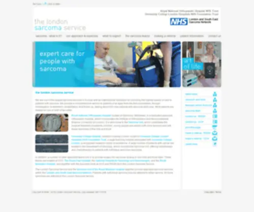Londonsarcoma.org(The London Sarcoma Service) Screenshot