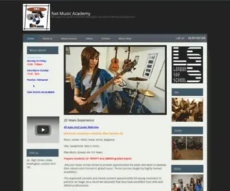 Londonsazschool.co.uk(Net Music Academy) Screenshot