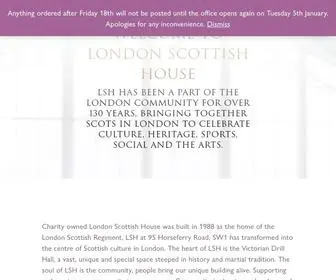 Londonscottishhouse.org(Unusual Event Venue London) Screenshot