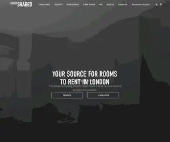 Londonshared.co.uk(Your Source For Rooms To Rent In London) Screenshot