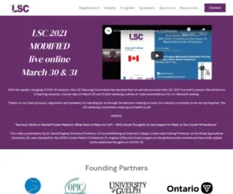 Londonswineconference.ca(London Swine Conference) Screenshot