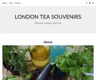 Londonteasouvenirs.com(Discover London and Tea) Screenshot