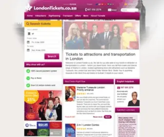 Londontickets.co.za(Ticmate) Screenshot