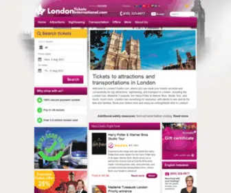 Londonticketsinternational.com(Ticmate) Screenshot