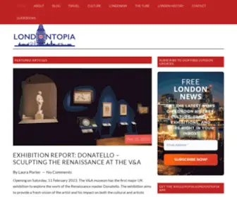 Londontopia.net(The Website for People Who Love London) Screenshot
