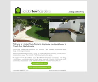 Londontowngardens.com(Landscape services and gardeners North London) Screenshot