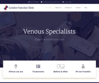 Londonvascularclinic.com(London Vascular Clinic) Screenshot