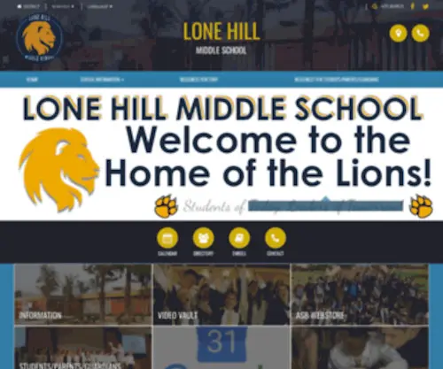 Lonehillms.com(Lone Hill Middle School) Screenshot