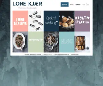 Lonekjaer.dk(Stedet hvor jeg deler ud af mine erfaringer og giver opskrifter) Screenshot