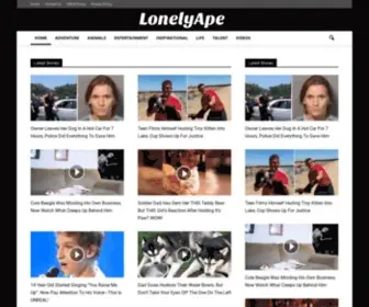 Lonelyape.com(Lonely Ape) Screenshot