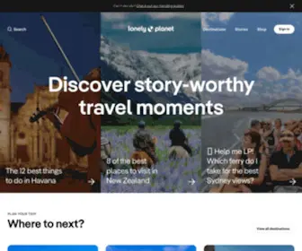 Lonelyplanet.com(Lonely Planet) Screenshot