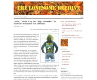 Lonesomebeehive.com(Where the web comes to collapse) Screenshot