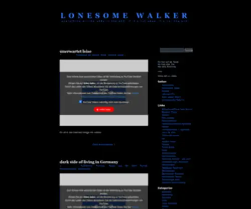 Lonesomewalker.com(Lonesome Walker) Screenshot