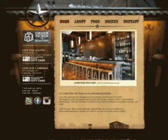 Lonestar-Boston.com(Lone Star Taco Bar) Screenshot