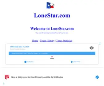 Lonestar.com(Website) Screenshot