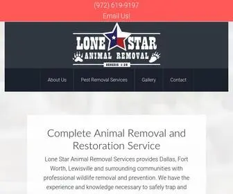 Lonestaranimalremoval.net(Lone Star Animal Removal Services) Screenshot