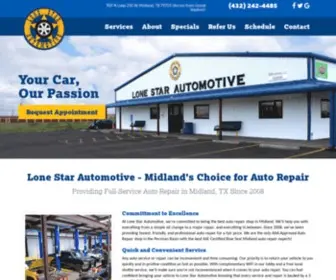 Lonestarauto.com(Lone Star Automotive) Screenshot