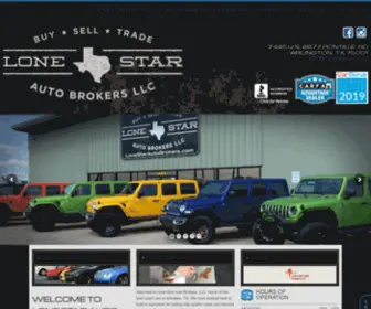 Lonestarautobrokers.com(Custom Trucks) Screenshot