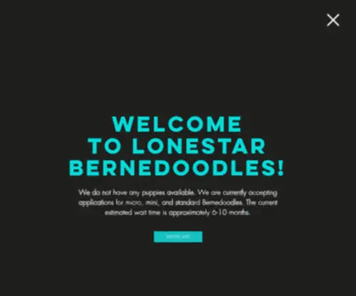 Lonestarbernedoodles.com(Texas Bernedoodles) Screenshot