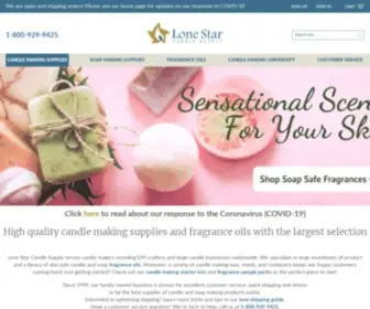 Lonestarcandlesupply.com(Lone Star Candle Supply) Screenshot