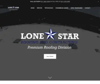 Lonestarcontractingtx.com(Lone Star Roofing & Contracting) Screenshot