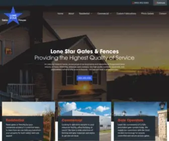 Lonestarfence.com(Fence Installation Company) Screenshot