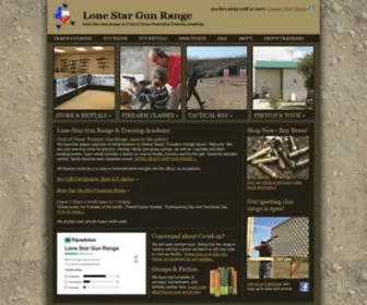 Lonestargunrange.com(Lone Star Gun Range) Screenshot