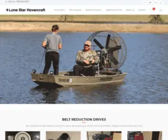 Lonestarhovercraft.com(Lone Star Hovercraft) Screenshot