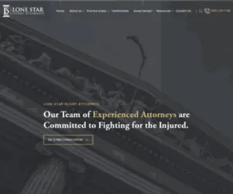 Lonestarinjuryattorneys.com(Sugar Land Personal Injury Lawyer) Screenshot