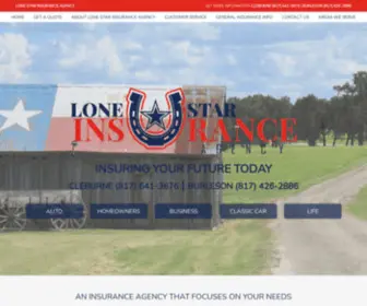 Lonestarinsuranceagency.com(Lone Star Insurance Agency) Screenshot